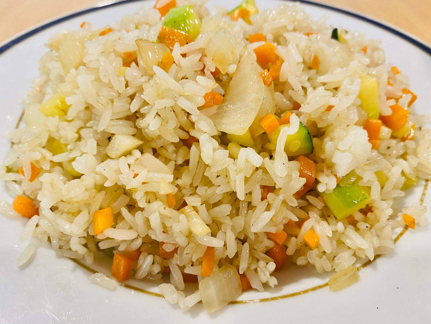 arroz con verduras